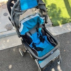ベビーカー　キッコ　 chicco 青