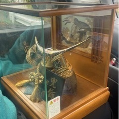 お祝い 美品 兜飾 昭月作 かぶと カブト飾り こどもの日