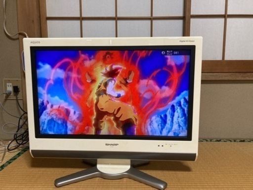 シャープ　テレビ　SHARP AQUOS 26型　2008年製