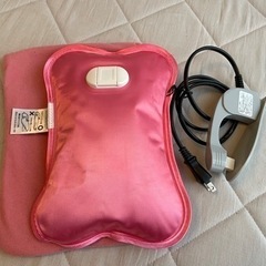 【セットで】陶器製湯たんぽ＆充電式湯たんぽの画像