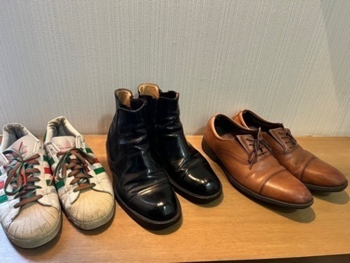 【商談中】靴　26〜27cm USED メンズ　いろいろ3足まとめて
