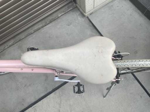 ☆中古自転車格安！ピンククロスバイクTRIBOW シマノ21段変速 (買取