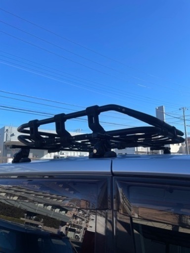 TERZO  テルッツォ　ルーフキャリア  デリカD5 ステー付き