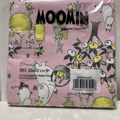 729、　ムーミン　ペーパーナプキンランチナプキン(20枚入、33×33㎝)の画像