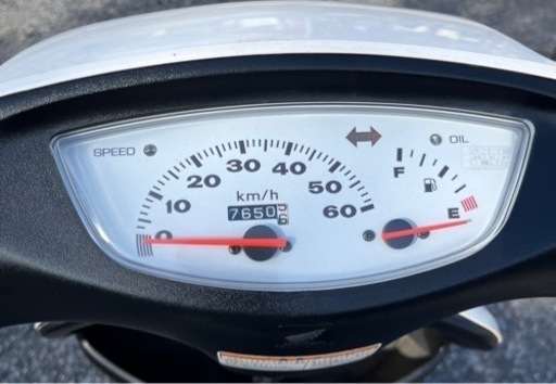 724. 動画あり　正規　ライブディオZX  原付　バイク　50cc   車体　埼玉