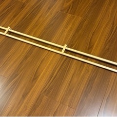 カーテンレール 暖色 180cm 取り付けビス付の画像