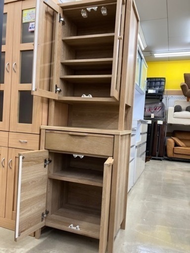 シギヤマ家具?ナチュラル感でとてもオシャレ?キッチンラック　484