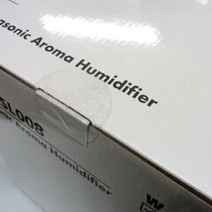 開封・未使用品 超音波加湿器 HG-ASL008 ホワイト/白 しずく型 静音 卓上 12畳対応 アロマ対応 4リットル 家電 札幌市 中央区 南12条の画像