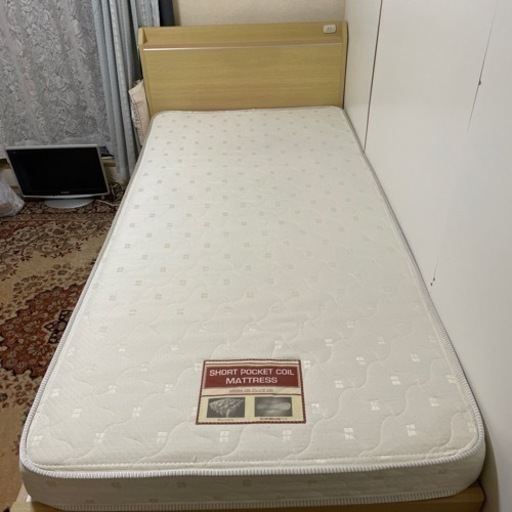 収納付きシングルベッド