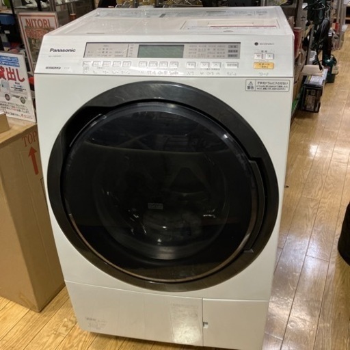 ️右開き️Panasonic 11/6kgドラム式洗濯機 2019年製 NA-VX8900R ななめドラム クリスタルホワイト VXシリーズ パナソニック NO.1377