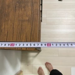 棚、木目調の画像