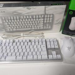 Razer　キーボードマウスセット（ホワイト）