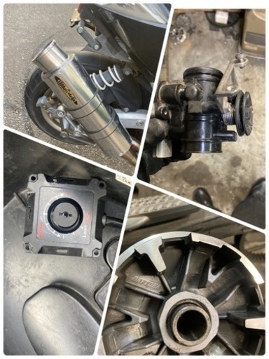 軽整備済み‼️ シグナスx グリップヒーター　ビックスロットル　マフラー付き　配送可能　現車確認可能