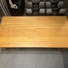 無印良品 オーク無垢材 ローテーブル120cm ×60cm×35cmの画像