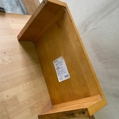 玄関台　踏み台　木製の画像