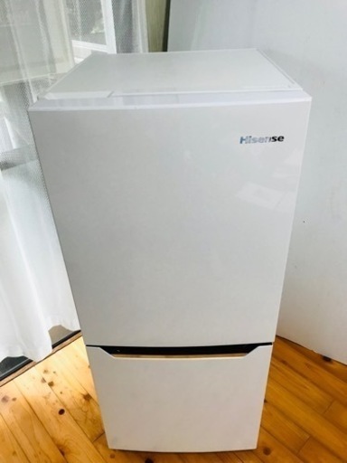 【決まりました】ハイセンス 【右開き】130L 2ドアノンフロン冷蔵庫 エディオンオリジナル パールホワイト HR-D1302