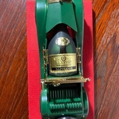 古酒ミニチュアボトル ブランデー ナポレオン L.Dorville クラシックカー  2点セットの画像