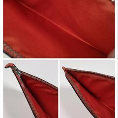 【新品未使用】COACH/コーチ
　フラットポーチ　オレンジの画像