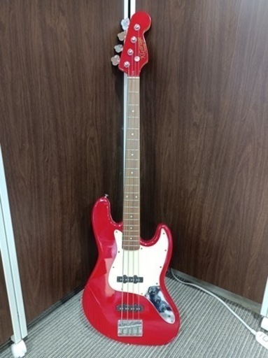 F1055【エレキベース】K-Garage unlor  ベース　弦楽器　レッド