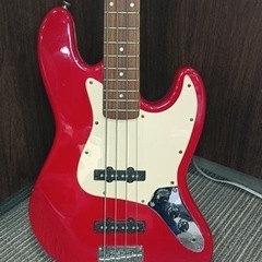 F1055【エレキベース】K-Garage unlor  ベース　弦楽器　レッドの画像