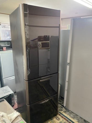 北九州市内配送無料　保証付き　日立 HITACHI R-S3700FV XT [冷凍冷蔵庫 まんなか野菜タイプ 真空チルド （365L