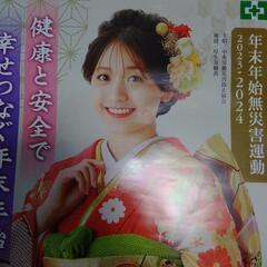 蓼沼優衣　年末年始無災害運動ポスター