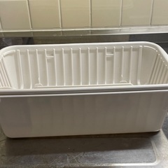 水切り食器カゴ（幅24.5cm×奥行45cm×高さ15.5cm）　の画像