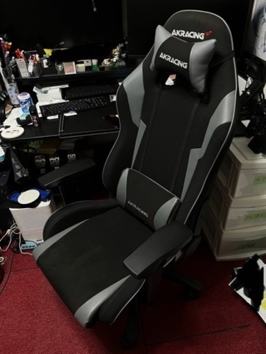 【一旦〆ます】AKRacingゲーミングチェア　使用感あり。