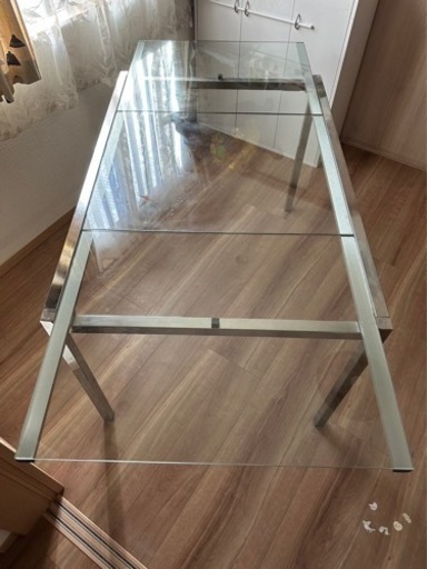 お値下げ15,000→12,000円に！【美品】伸縮式/伸長式ダイニングテーブル IKEA イケア ダイニングGLIVARP / PR