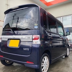 月々9千円〜分割可❗️車検2年付き！【名義変更代込み】広い車内！大人気‼️ダイハツ タントカスタム☆社外オーディオ付き☆純正アルミ☆電動スライドドア☆ドライブレコーダー☆そのまま乗って帰れます！の画像