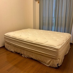 キングスダウン　ダブルベッド＋ベッド台　KINGSDOWN