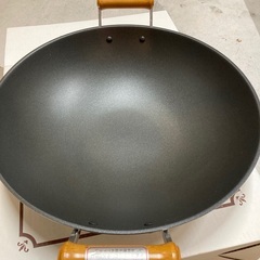 値下げしました　ホクア　中華鍋36cm中古の画像