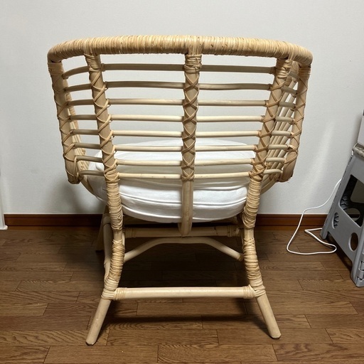 IKEA)ラタンパーソナルチェア、BUSKBO ブスクボー/ジュープヴィーク