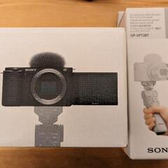 sony zv-e10ズームレンズキット　シューティンググリップ付きの画像