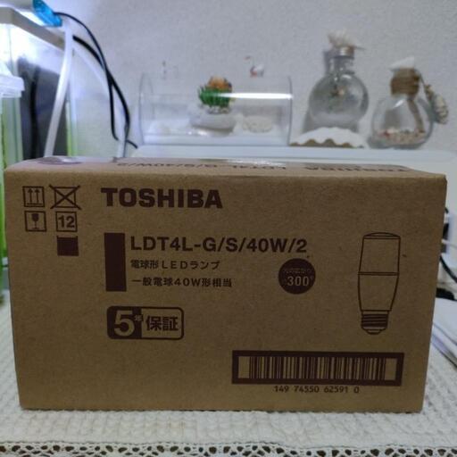 LEDランプ 東芝  LDT4L-G/S/40W/2　10個入り