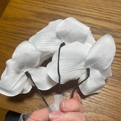 胡蝶蘭、水引、和玉 / 和装花嫁　ヘアアクセサリーの画像