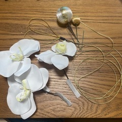 胡蝶蘭、水引、和玉 / 和装花嫁　ヘアアクセサリー