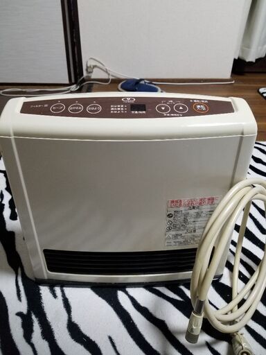 週末までのセール。リンナイ都市ガスファンヒーター。
