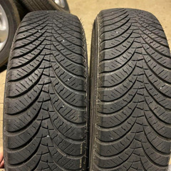 ダンロップ　155/65r14 オールシーズンタイヤ　2本セット