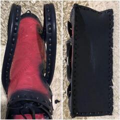 カービング トライブス　 ハンドバッグ　トートバッグ  レザー　 ピンクの画像