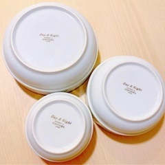 フタもまるごとレンジでチンできる！保存食器3点セットの画像
