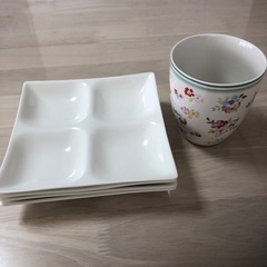 お皿とマグカップ