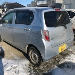 ミライース　低燃費　4WD　車検付き　冬タイヤ　エンジンスターター　ナビ　すぐ乗れる☆の画像