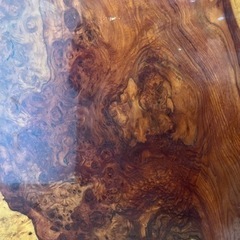 特大 瘤花梨 テーブル の画像