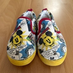 しまむらDisney スニーカー　14cm スリッポンの画像
