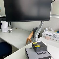 LG　PCモニター+モニターアーム+miniPC