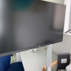 LG　PCモニター+モニターアーム+miniPCの画像