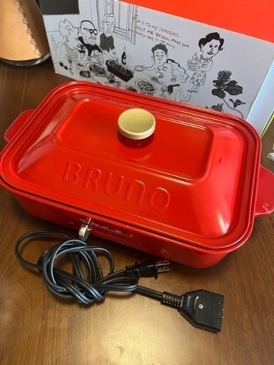 値下げ【状態良好】BRUNOコンパクトホットプレート\u0026たこ焼きプレート