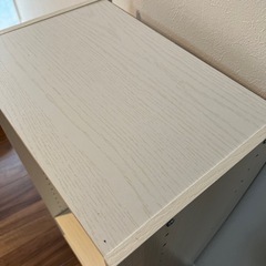 【お譲りします】ニトリ　カラーボックス　突っ張り棒付きの画像