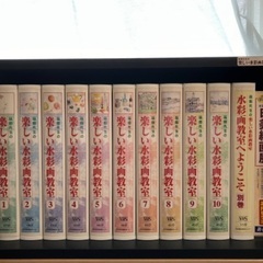 水彩画教室のビデオテープ（VHS）